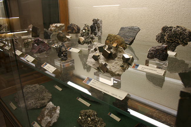 Colección mineralógica